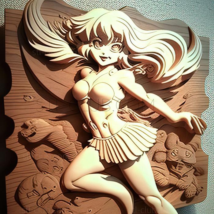 3D model Urusei Yatsura Rumiko Takahashi (STL)